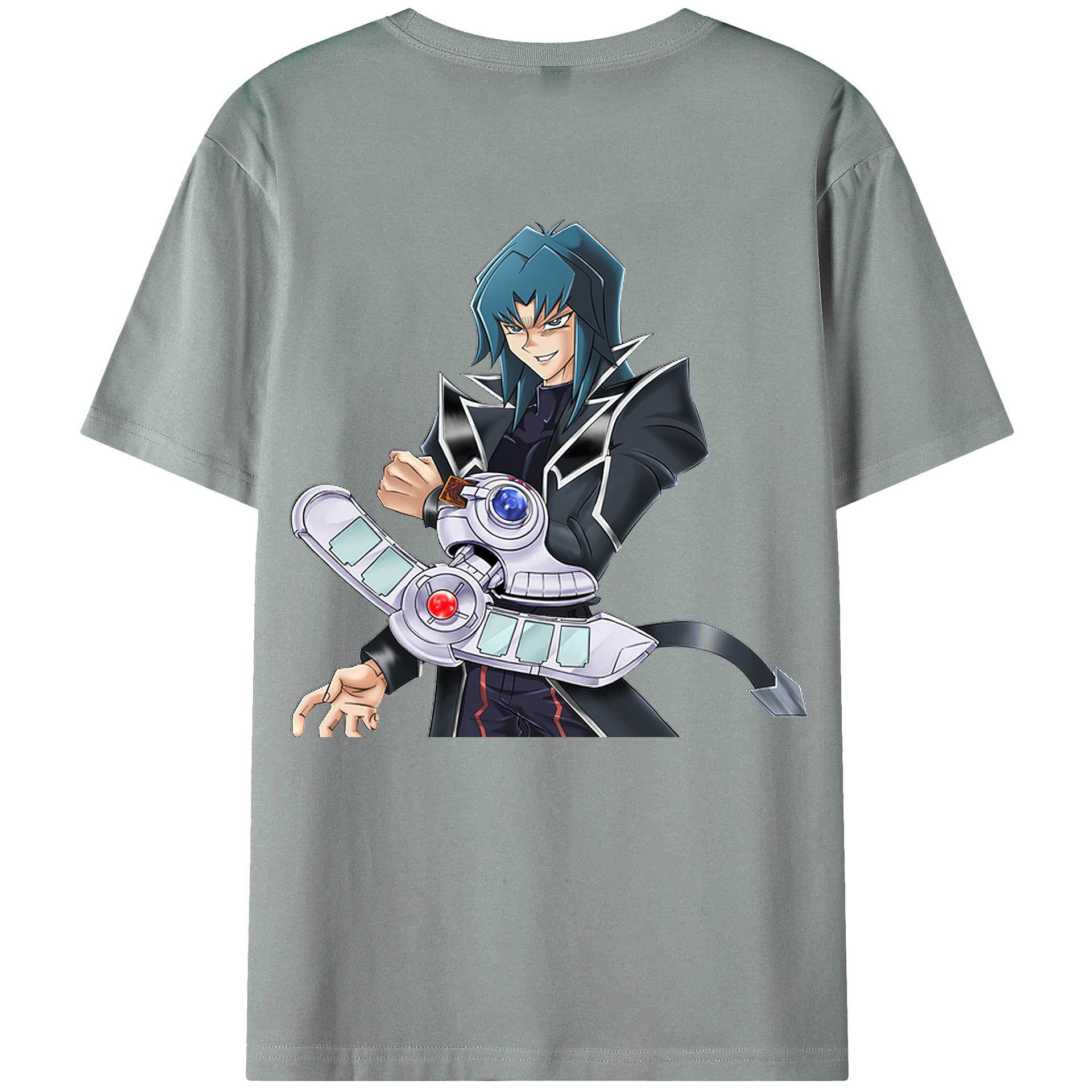 （画像用） 遊☆戯☆王 Yu-Gi-Oh! 綿100％ メンズ半袖Tシャツ（バックプリント） 通気性